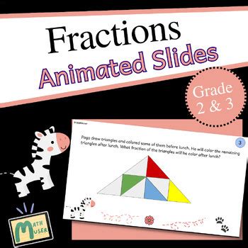 Understanding Fractions with Word Problems using Google Slides Animations