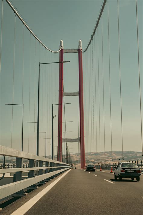 Canakkale Bridge over Dardanelles in Turkey · Free Stock Photo