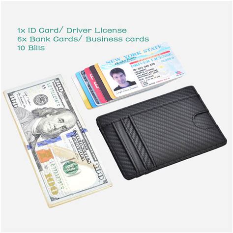 Carbon Fiber Wallet | Credit Card Holder | Card Wallet | Kinzd Slim Wallet