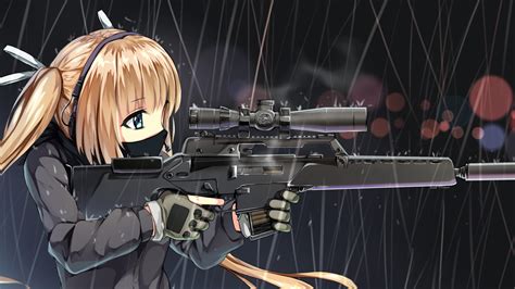 Wallpaper : anime girls, girls with guns 1920x1080 - Beansontoast ...