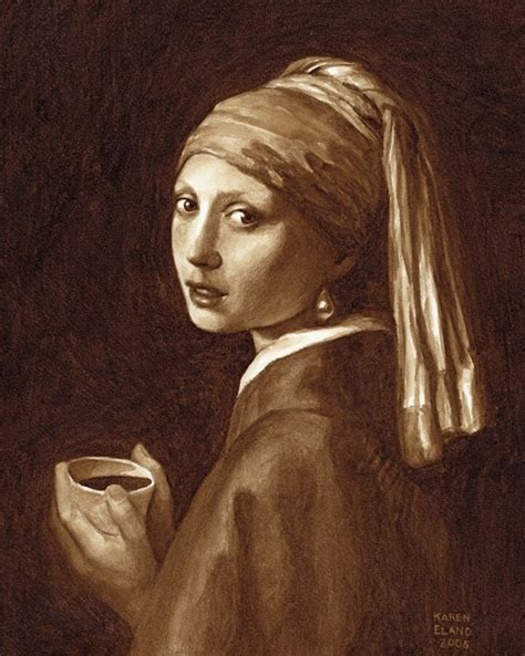 Artist Recreates Classic Portraits With Coffee | FREEYORK