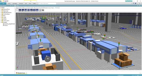 The latest Tecnomatix Plant Simulation Example Models