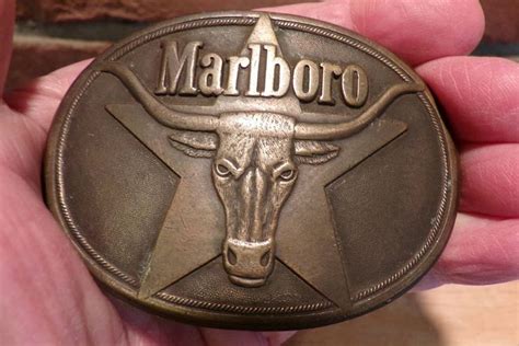 Vintage Brass Marlboro Belt buckle Western style belt buckle | Etsy | Western style belts, Belt ...