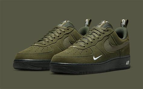 Nike Air Force 1 Low "Olive Suede" Arrives With Reflective Swooshes ...