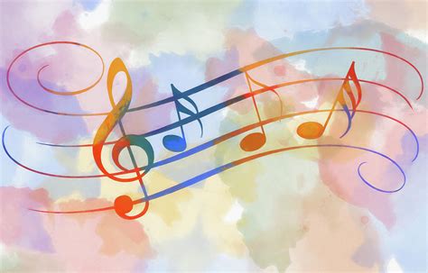 The best free Music notes watercolor images. Download from 269 free ...