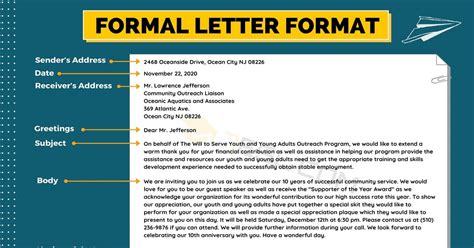 Formal Letter Format: Useful Example and Writing Tips