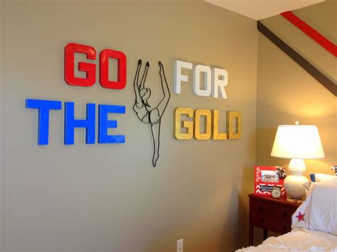 Gymnasts room | Gymnastics room, Gymnastics room decor, Gymnastics bedroom