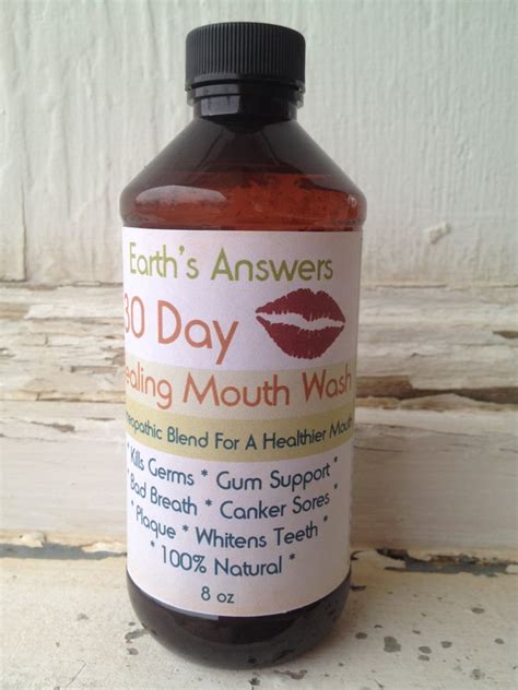 30 Day Healing Natural Herbal Mouthwash Healthy Gums Tooth | Etsy