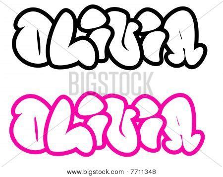 Name Olivia Graffiti Image & Photo (Free Trial) | Bigstock