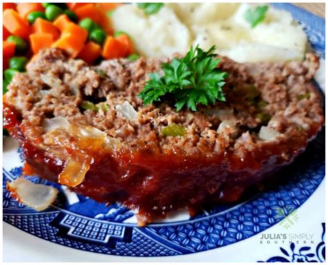 Classic Southern Meatloaf Recipe - Julias Simply Southern