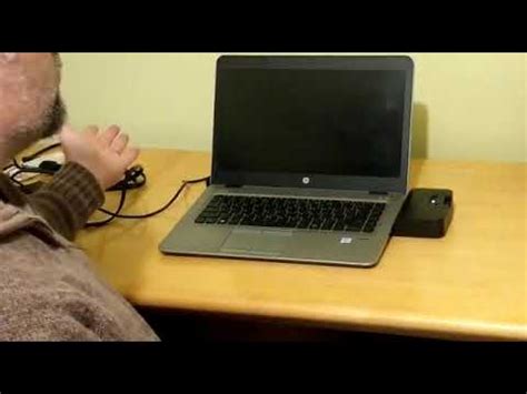 How to set up HP laptop with docking station - YouTube