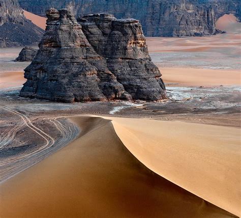 Desert, Sahara | Algeria, Tadrart, Sahara, sand, shade, desert, downs ...