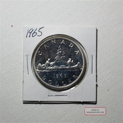 Canadian Silver Dollar Year 1965