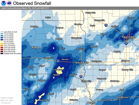 Mixed Precipitation and Thunder Across the Area, Heavy Snow for Some in SD