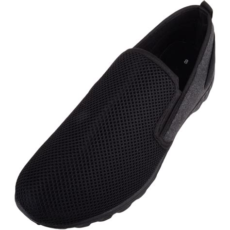 Men's Ultra Lightweight Slip On Trainers with Memory Foam Inner ...