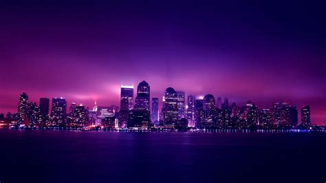 Aesthetic City Night Lights In 2560x1440 Resolution | Landscape ...