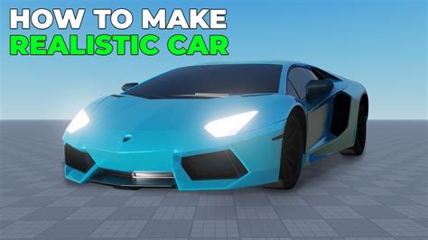 How To Render Realistic Roblox Cars In Blender! (Roblox) - YouTube