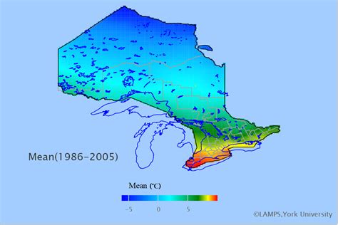 Ontario Climate Zones Map