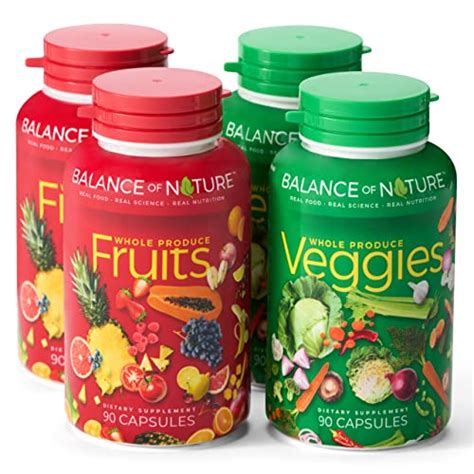 Balance of Nature Fruits and Veggies - Whole Food Supplement with ...