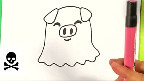 pig ghost how to draw artist learn to draw fun drawings - YouTube