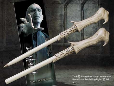 Harry Potter Voldemort Wand Pen & Bookmark By Noble Collection ...