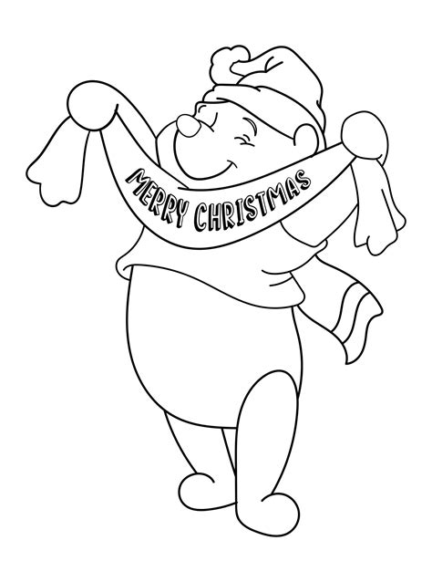 Printable Disney Christmas Coloring Pages