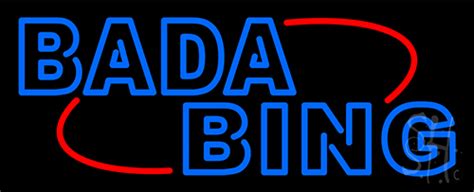 Double Stroke Blue Bada Bing Neon Sign|Strip Club Neon Signs- Every ...