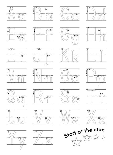 Free Alphabet Worksheets 2017 | Activity Shelter | Alphabet writing ...