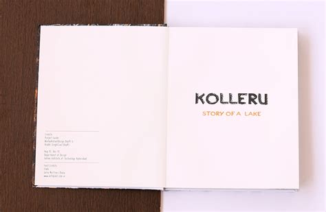 Kolleru~ Story of a lake on Behance