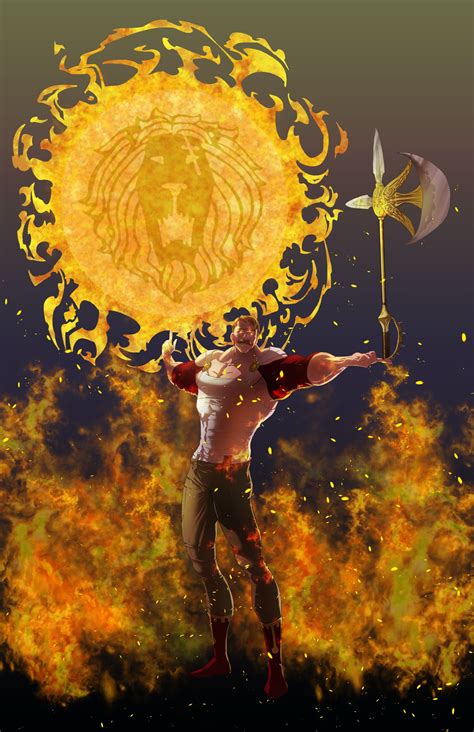 ArtStation - Escanor fanart, Theo Murgan | Anime wallpaper, Seven ...