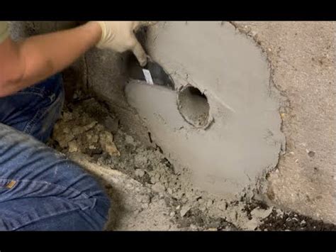 Concrete Repair & Restoration with Polymer Concrete LWE - How-to Application Tutorial - YouTube