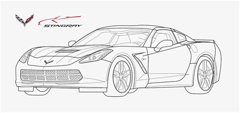 Corvette Stingray Coloring Pages