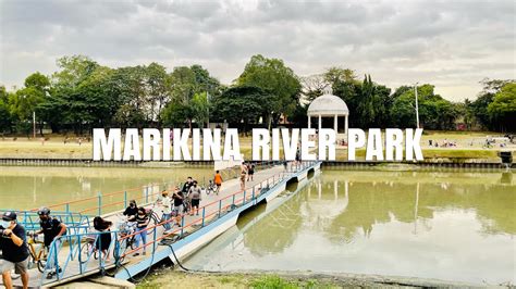 [4K] Marikina River Park Walk Tour | Great place for jogging and biking ...