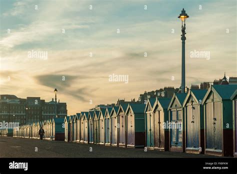 Colourful beach huts in Hove, East Sussex, England Stock Photo - Alamy