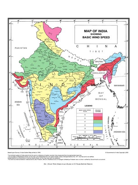 wind speed map of india