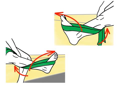 PreHab Exercises - Inversion and Eversion with Resistance Band for Foot and Ankle Activation and ...