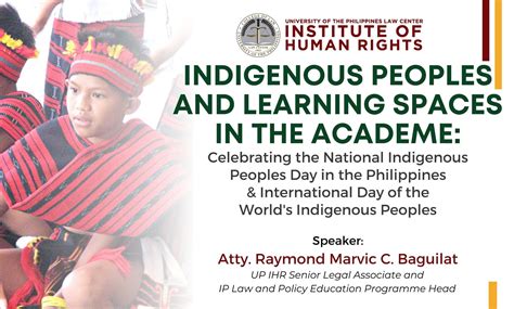 Indigenous Peoples and Learning Spaces in the Academe: Celebrating the ...