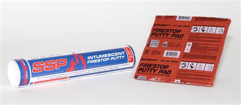 STI Firestop Putty, 7 1/2 in L x 7 1/2 in W Pad, Up to 4 hr Fire Rating ...