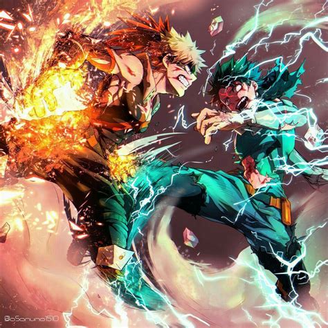 Deku Vs Todoroki Wallpapers - Wallpaper Cave