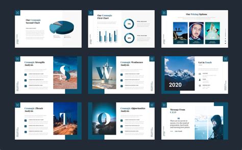 Cromagic-Photography Portfolio Business PowerPoint template