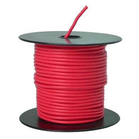 Southwire 55669123 Primary Wire 14-Gauge Bulk Spool, 100-Feet, Red ...