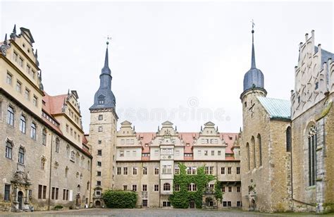 Merseburg castle stock photo. Image of panorama, landscape - 14081472