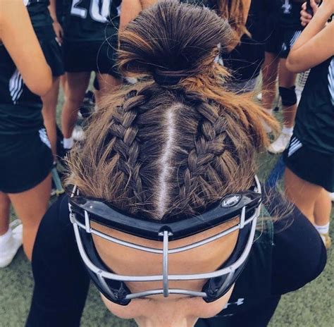 Untitled #Braidedponytail | Sporty hairstyles, Game day hair, Soccer hair