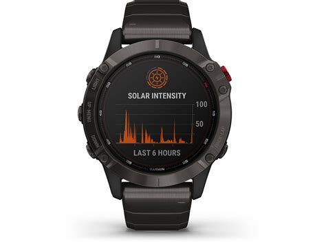 Garmin Fenix 6 Pro Solar Carbon Gray DLC/DLC Titanium Band | Laptop.bg - Технологията с теб