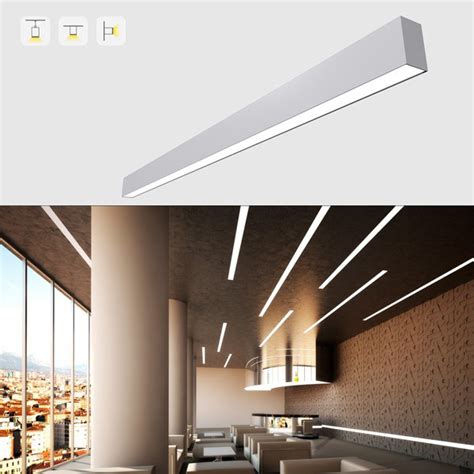 China 50W LED Shop Light Strip Linear Lamp Pendant Chandelier Ceiling ...