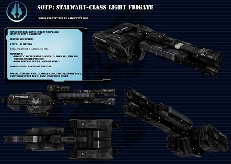 Halo-UNSC Stalwart-class light frigate (SotP) by Malcontent1692 on DeviantArt