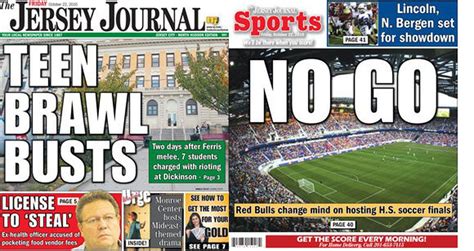 Jersey Journal front and back page news: Friday Oct. 22 - nj.com