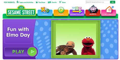 Preschool Technology Readiness: Sesame Street's Interactive Website