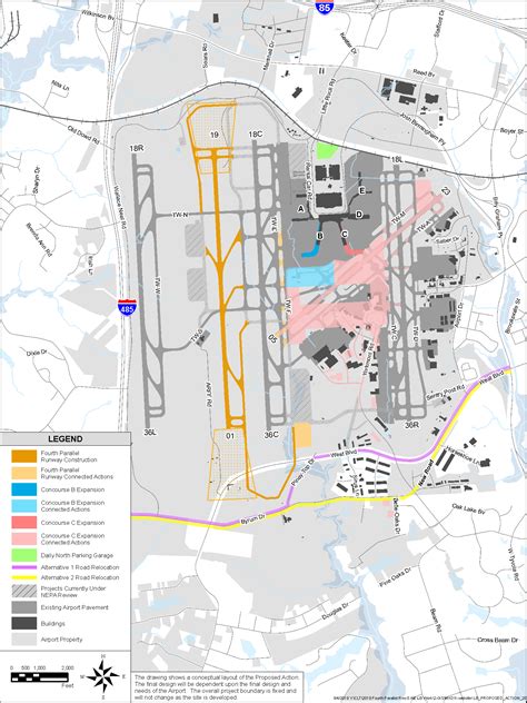 Charlotte Airport Runway Map