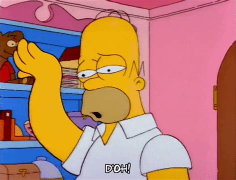 Doh Homer Simpson GIF - Doh Homer simpson Facepalm - GIF 탐색 및 공유